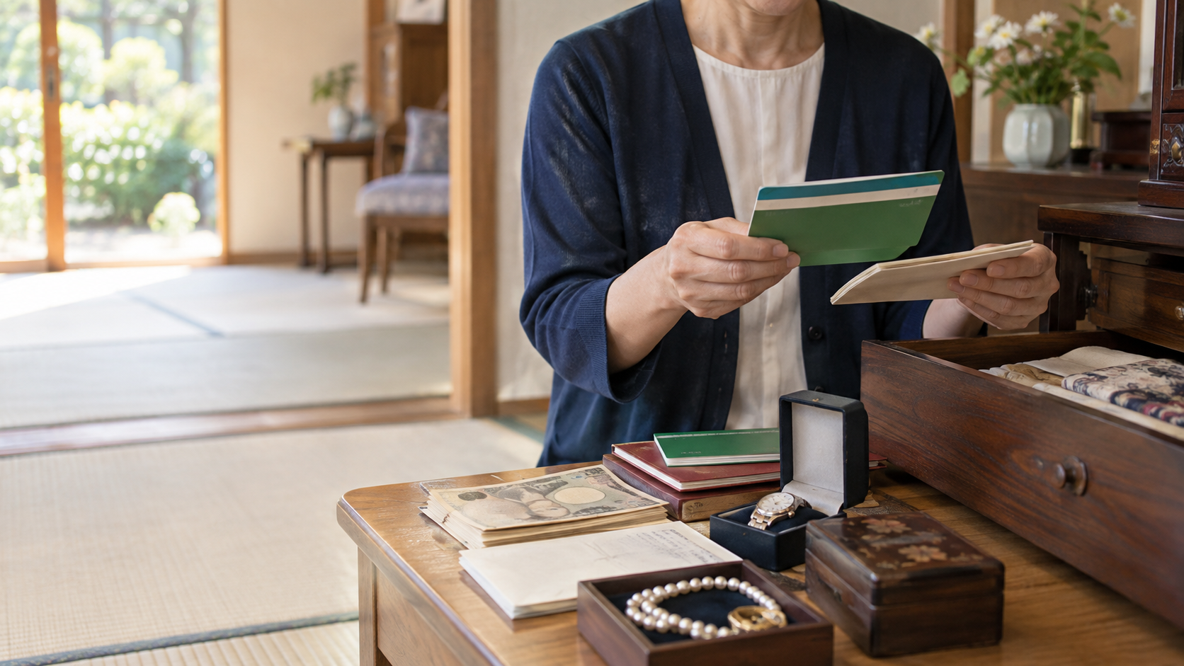片付け中に現金・通帳・貴重品が出てきたら|手をつける前に確認すること