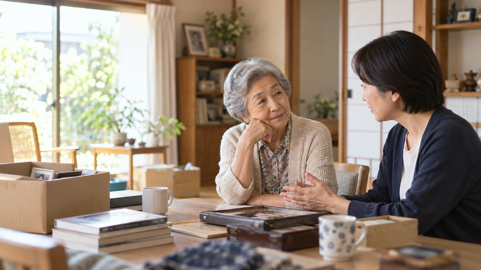 親が元気なうちに片付けの話をどう切り出すか|反発されない持ちかけ方